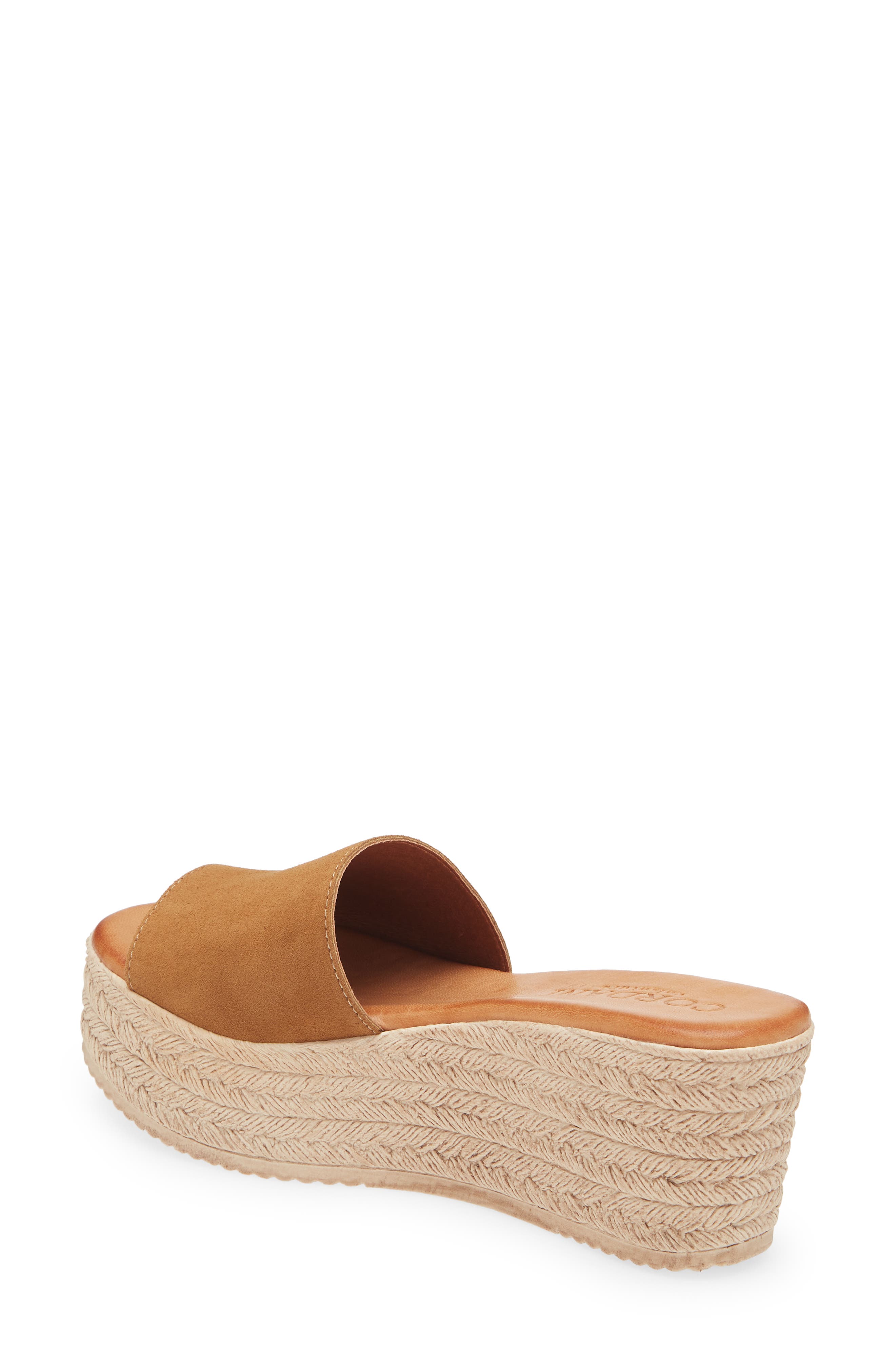 Buffy Espadrille Platform Sandal, Alternate, color, CUERO SUEDE