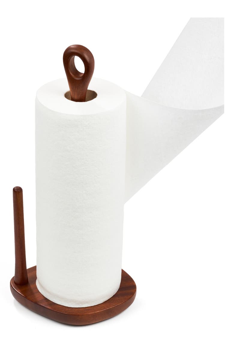 Nambé Portables Acacia Wood Paper Towel Holder, Alternate, color, 