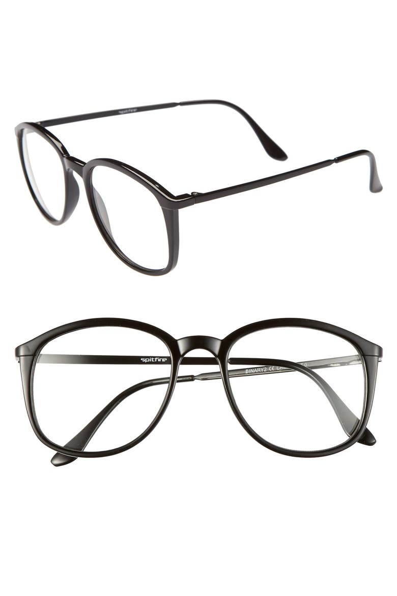 'Binary' 57mm Optical Glasses, Main, color, BLACK
