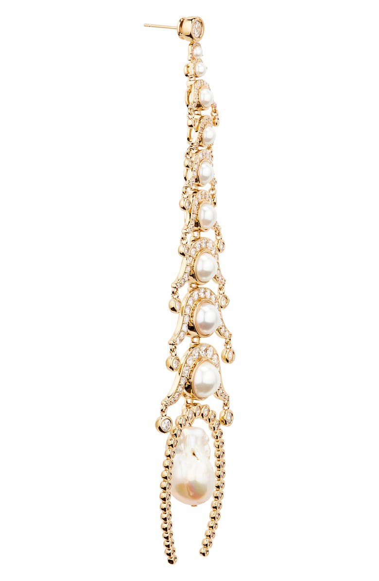 Zimmermann Muse Drop Earrings, Alternate, color, Gold/ Pearl