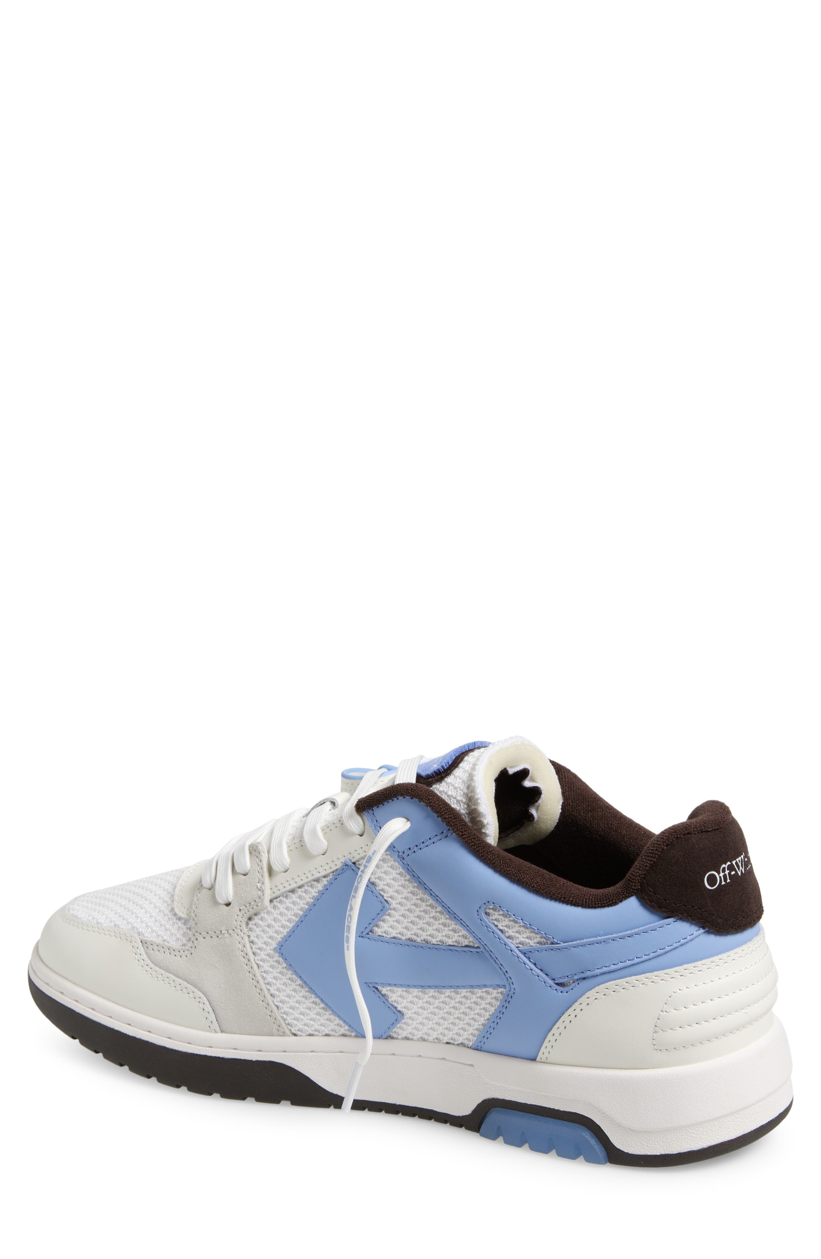 Off-White Slim Out of Office Low Top Sneaker, Alternate, color, Dusty Blue - White