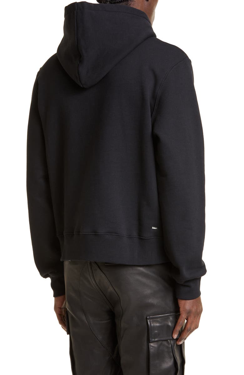 AMIRI Zoltar Logo Cotton Hoodie, Alternate, color,