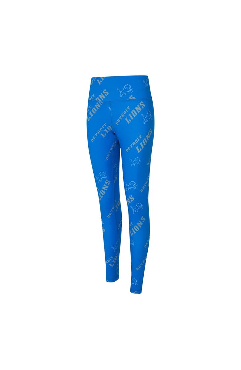 CONCEPTS SPORT Women's Concepts Sport Blue Detroit Lions Mosaic Allover Print Leggings, Alternate, color, Blue