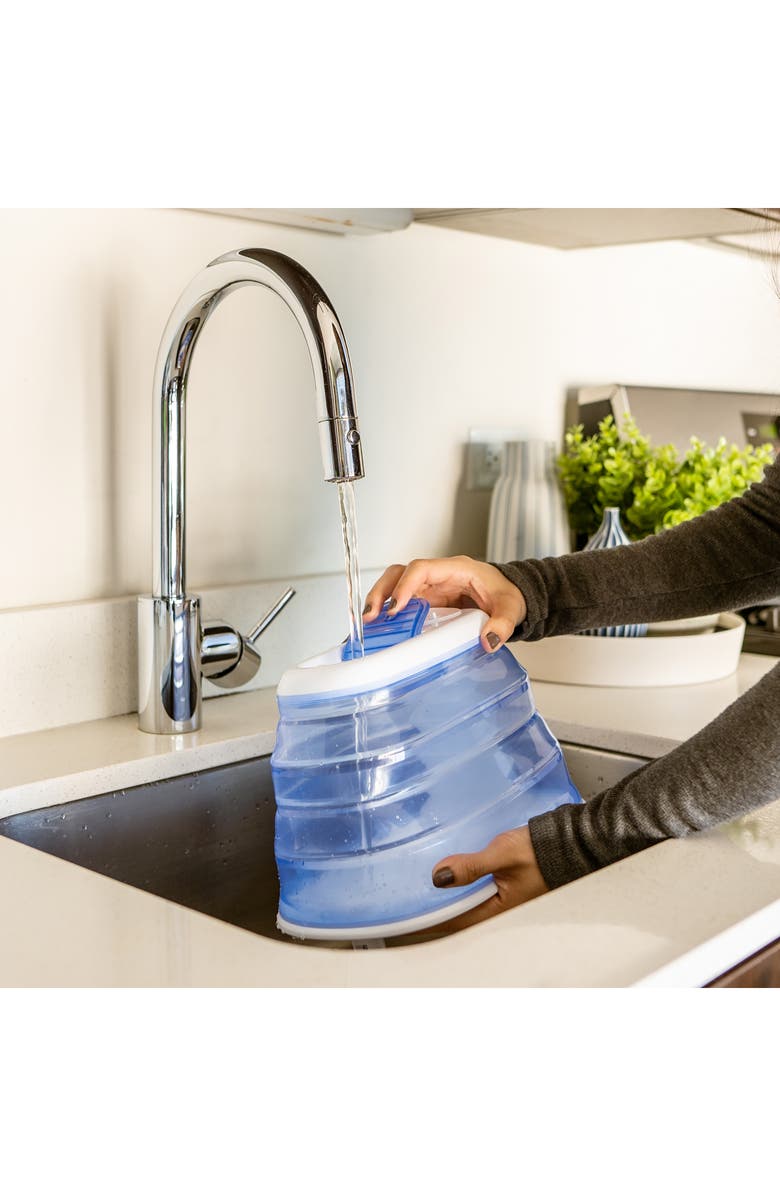 Crane Air Collapsible Ultrasonic 1-Gallon Cool Mist Humidifier, Alternate, color, Blue