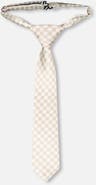 Deux par Deux Sand Check Neck Tie