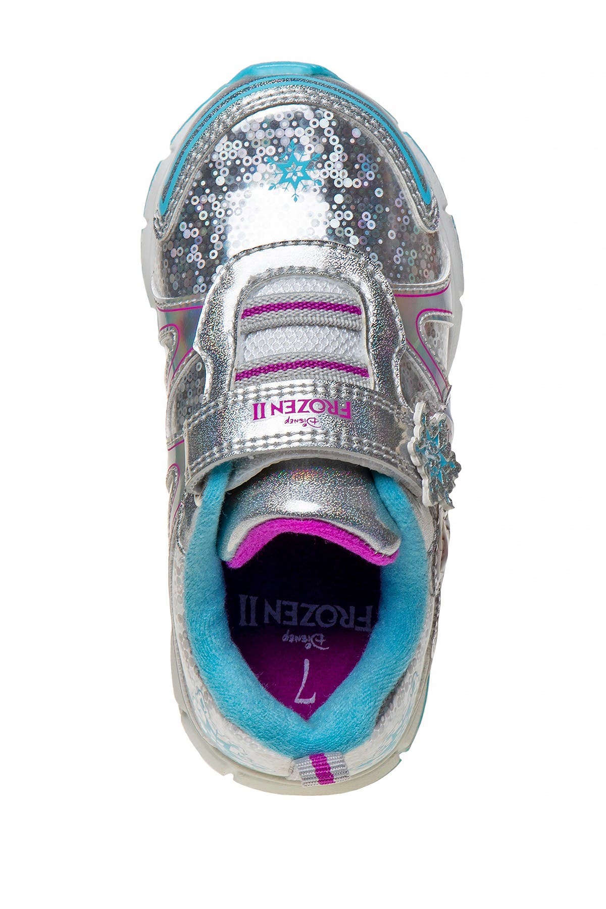 JOSMO Disney Frozen II Glitter Sneaker, Alternate, color, 