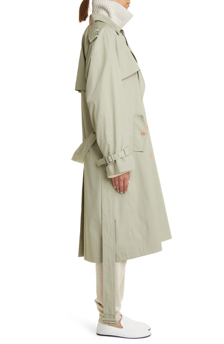 The Row June Cotton Trench Coat, Alternate, color,