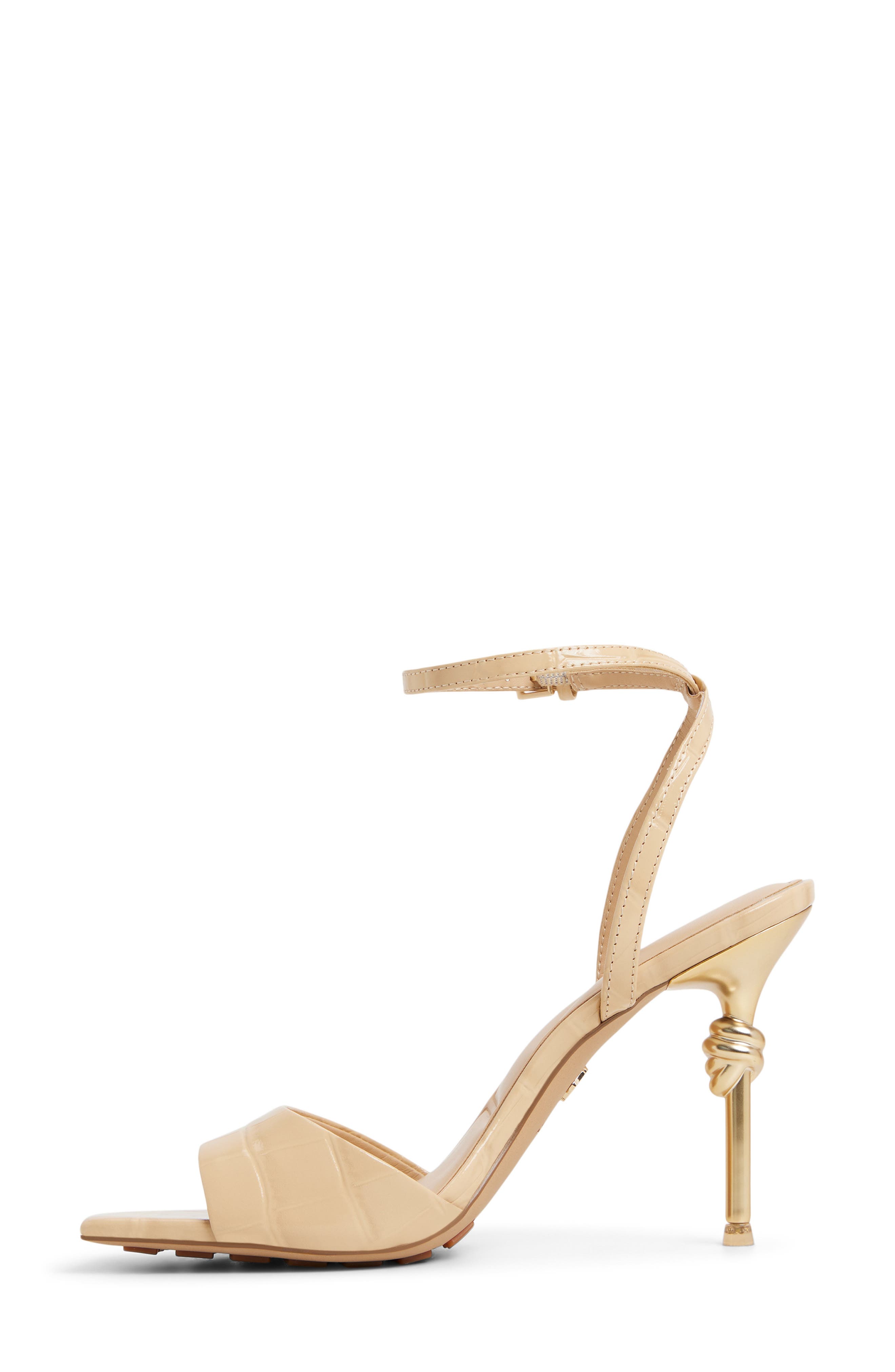 ALDO Harmonious Ankle Strap Sandal, Alternate, color, Medium Beige