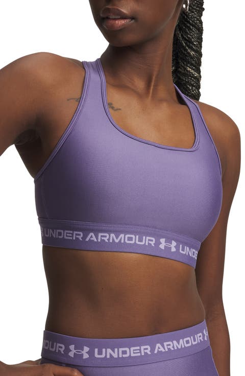HeatGear® Mid Cross Back Sports Bra