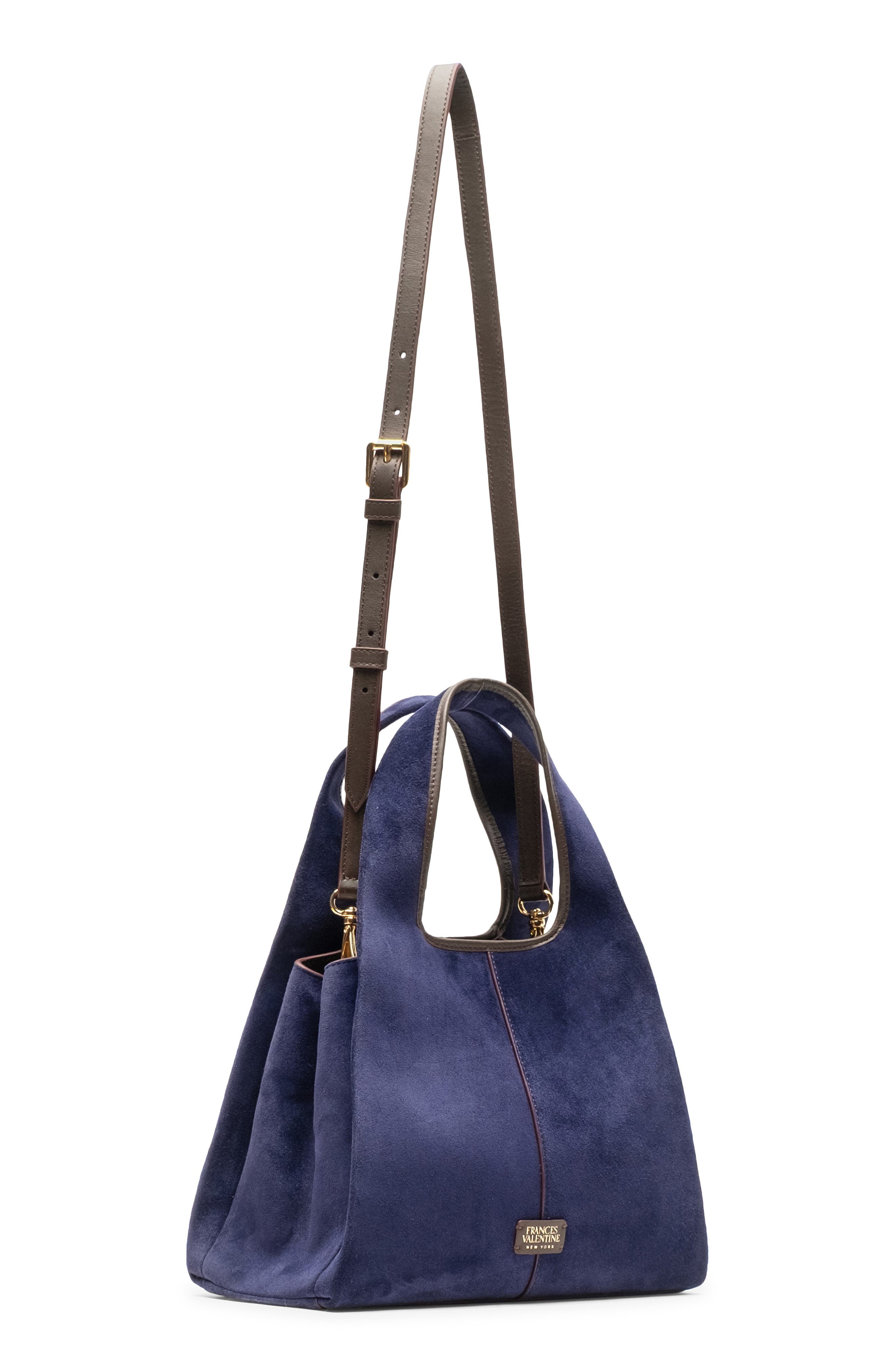Tootsie Suede Tote, Alternate, color, NAVY