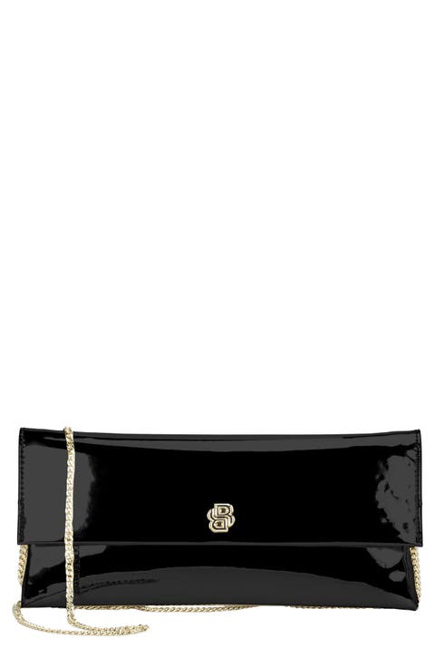 Beyond Faux Leather Clutch