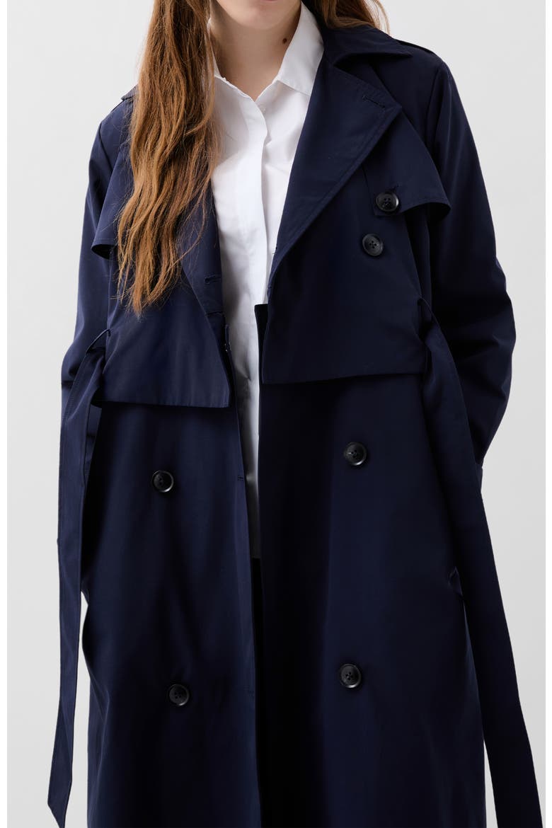 Removable Trench, Alternate, color, Navy