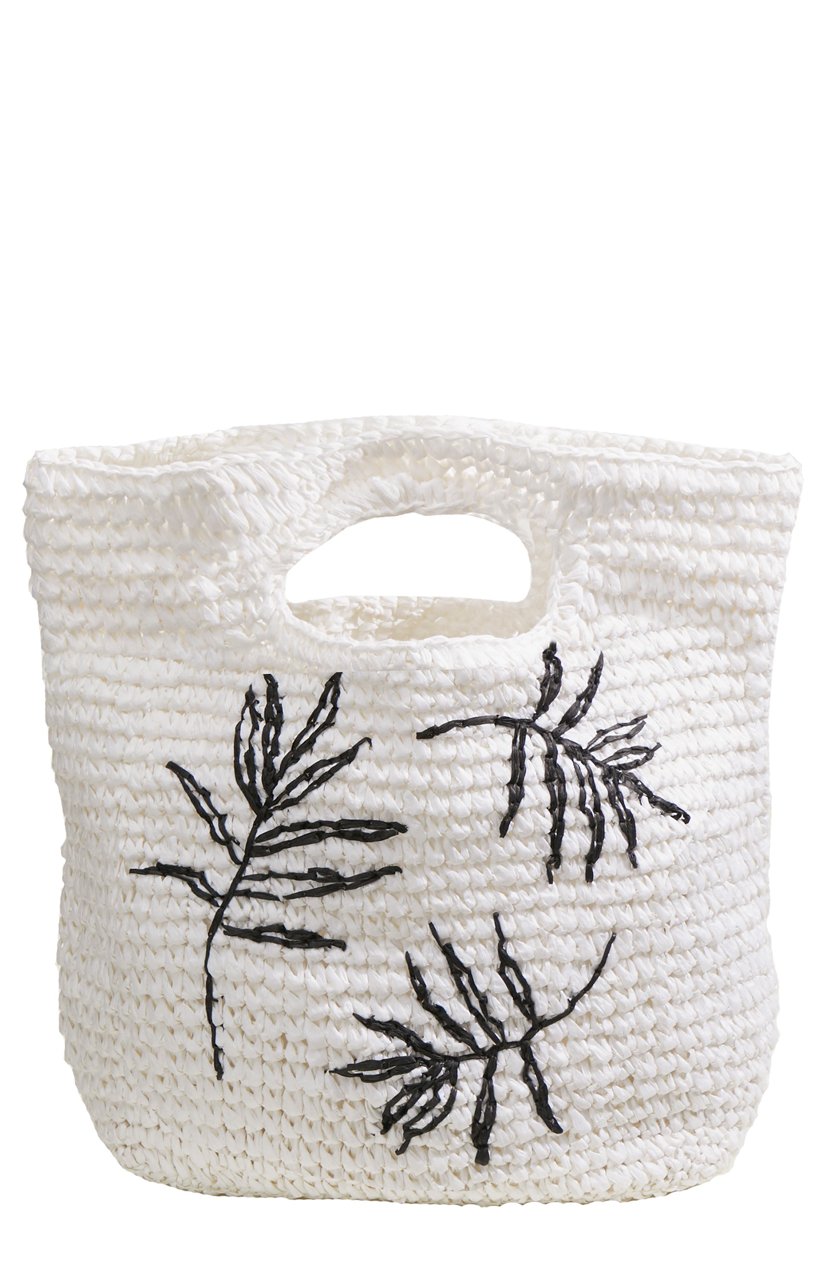 O'Neill Seascape Straw Tote, Main, color, 