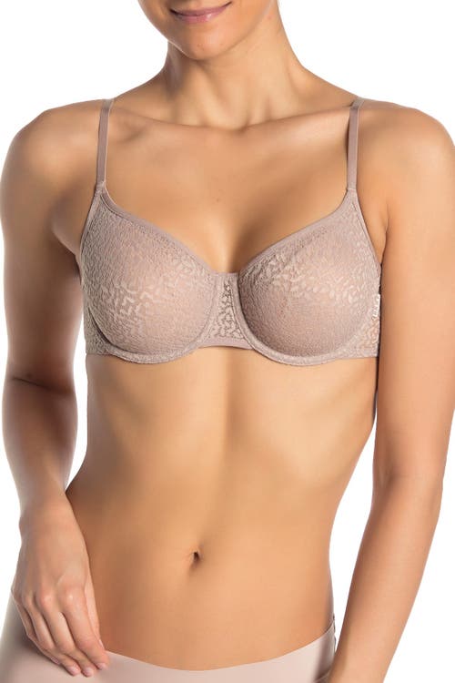 Dkny Modern Lace Unlined Demi Bra In Neutral