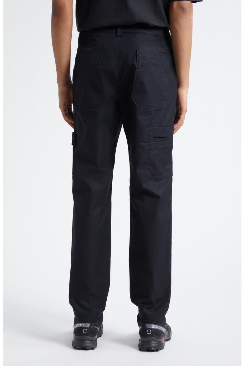Cotton Straight Leg Pants, Alternate, color, BLACK