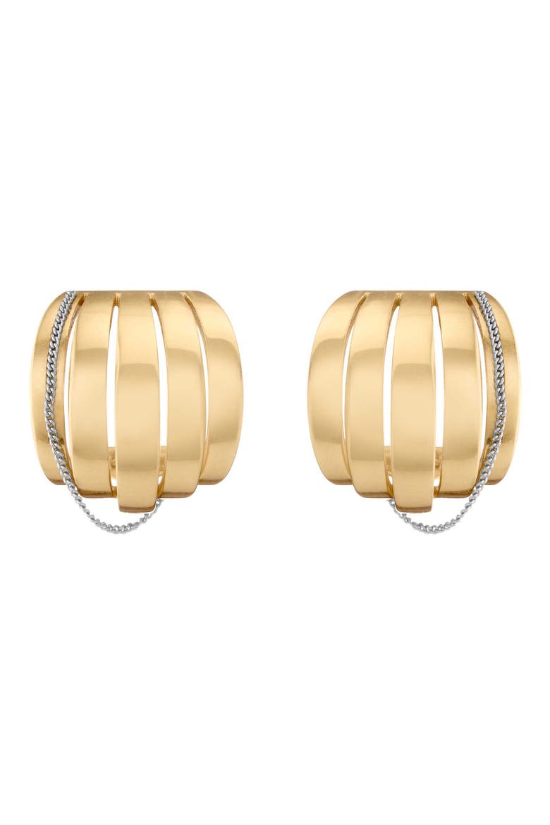 Allegra Hoop Earrings, Alternate, color, YELLOW