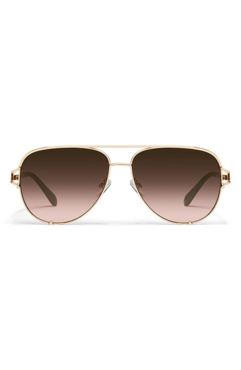 High Key Twist 60mm Gradient Aviator Sunglasses