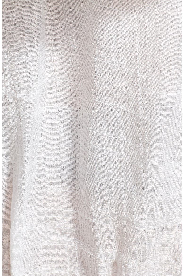 Ruffle Off Shoulder Crop Top, Alternate, color, WHITE