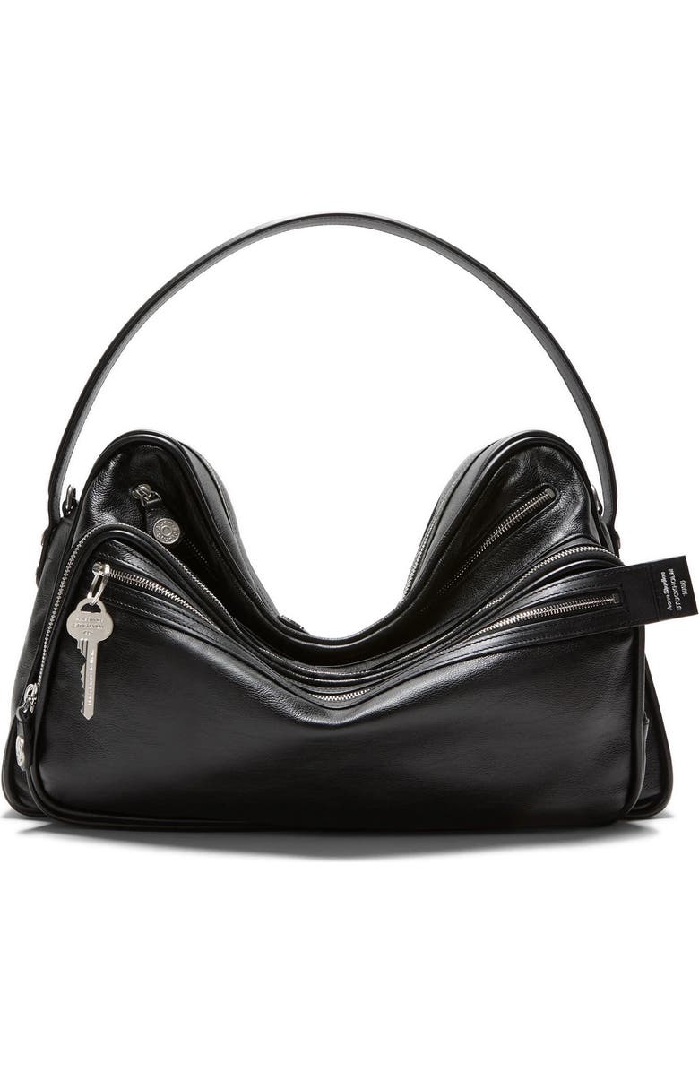 Acne Studios Medium Camero Leather Shoulder Bag, Main, color,