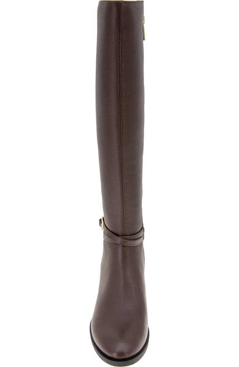 Kenneth Cole Lanica Knee High Boot, Alternate, color, Chocolate Leather