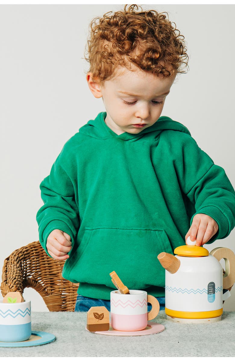 Bigjigs Toys Tea Set For Two, Alternate, color, White