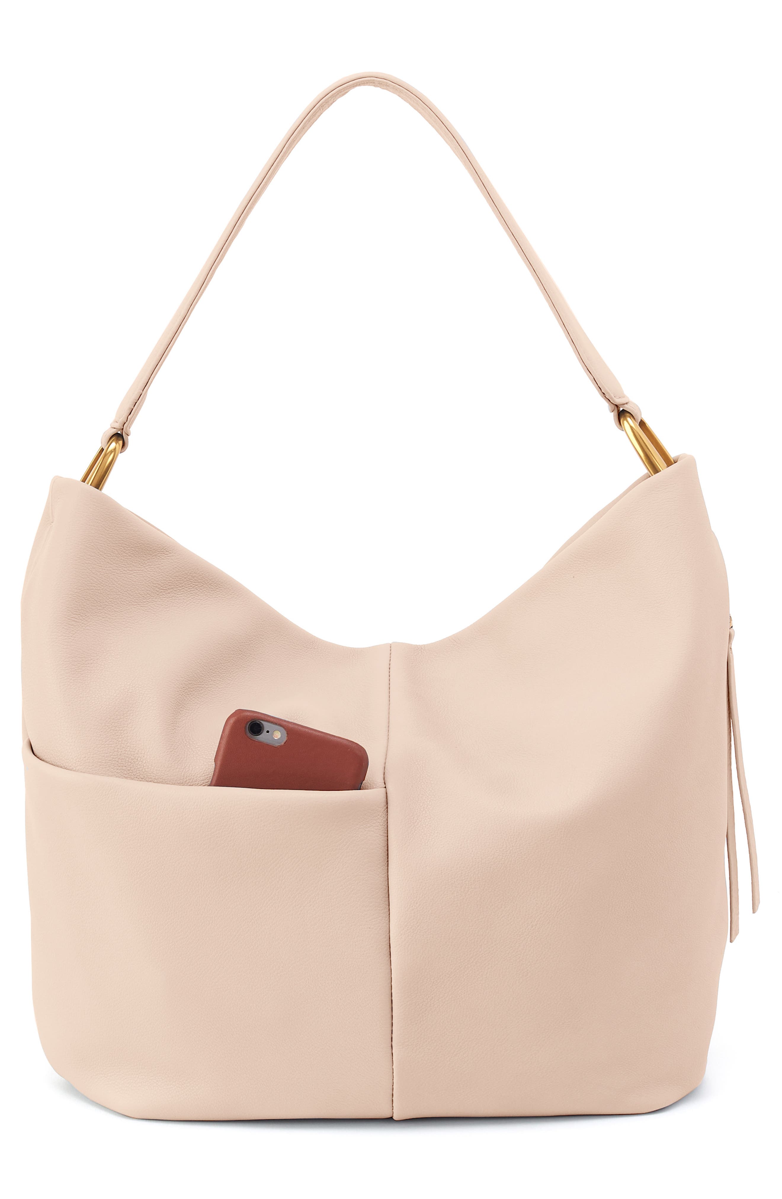 Harley Leather Hobo Bag, Alternate, color, STONEWASH