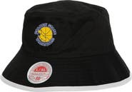 Mitchell & Ness Men's Mitchell & Ness Black/Blue Golden State Warriors Flip It Reversible Bucket Hat