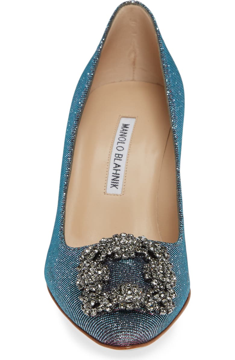 Manolo Blahnik Hangisi Pointed Toe Pump, Alternate, color,