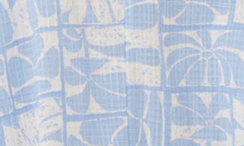 Rip Curl Williams Cotton Blend Cover-up Sundress In Blue