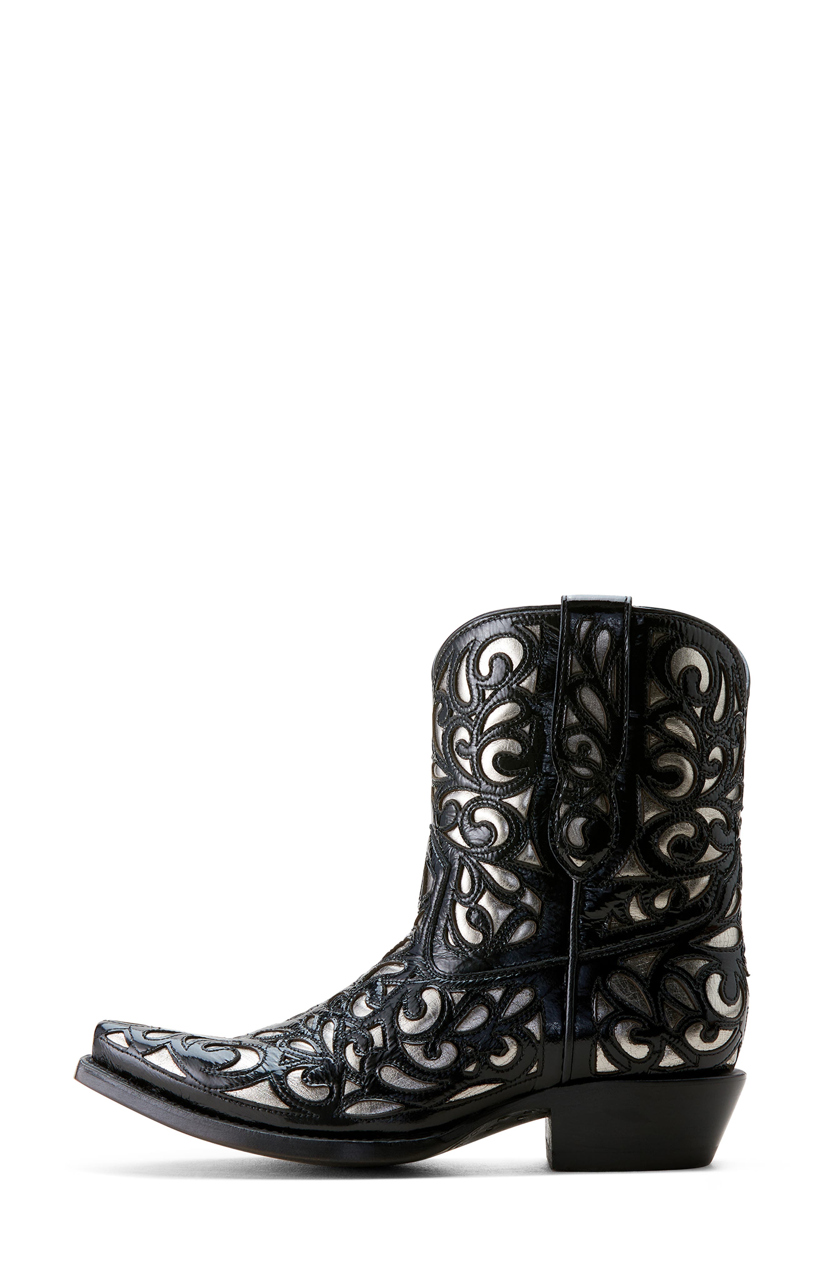 Ariat Valentina Western Boot, Alternate, color, Black Jasper/ Platinum