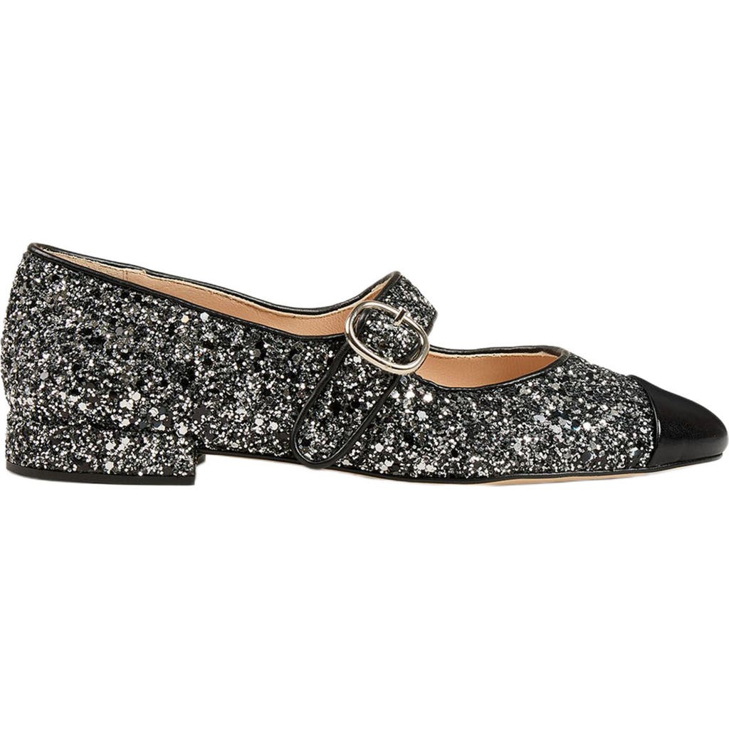 Sandro Leather Ballet Flats In Black