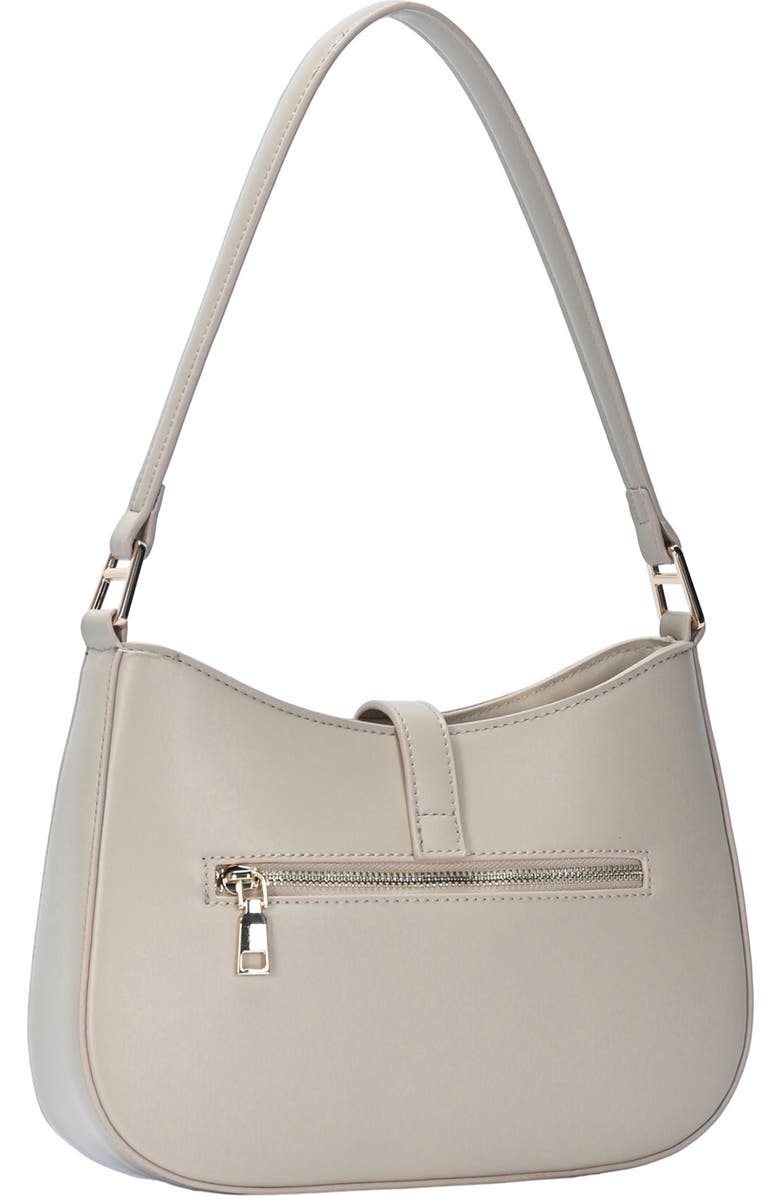 Miztique Buckle Tab Shoulder Strap, Alternate, color, Taupe