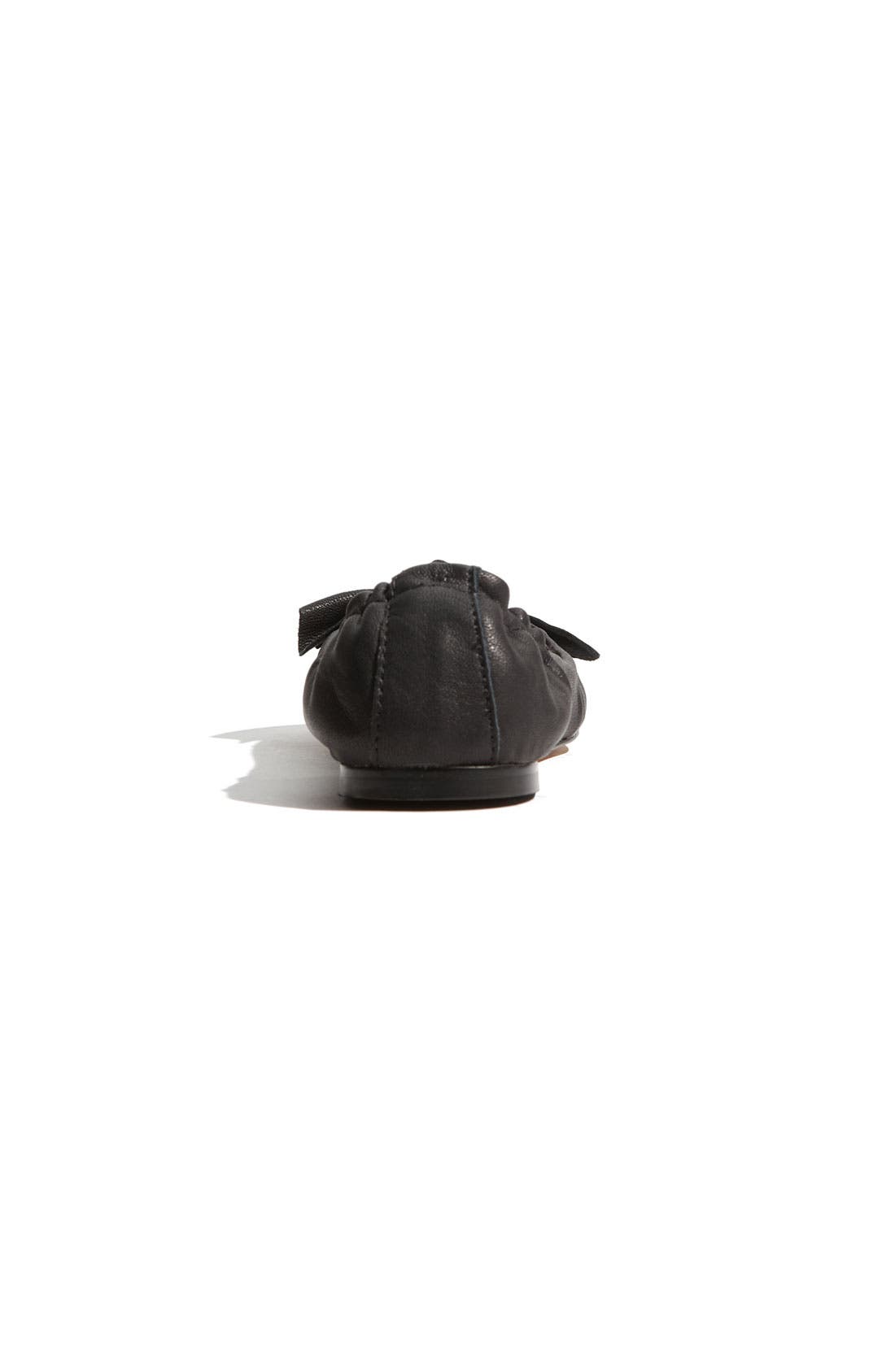 'Kortship' Flat, Alternate, color, BLACK LEATHER
