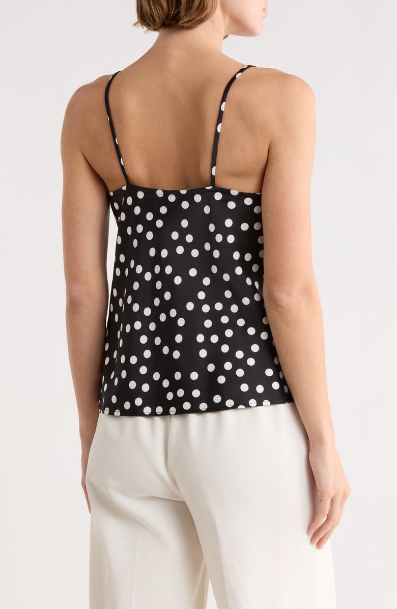 Renee C Sleeveless Cowl Neck Tank, Alternate, color, Black