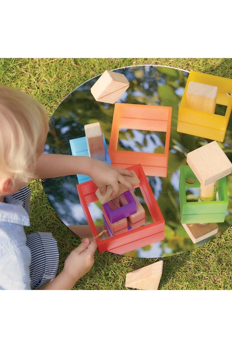 Discovery Squares - Rainbow - 6 Pieces, Alternate, color, Multicolored