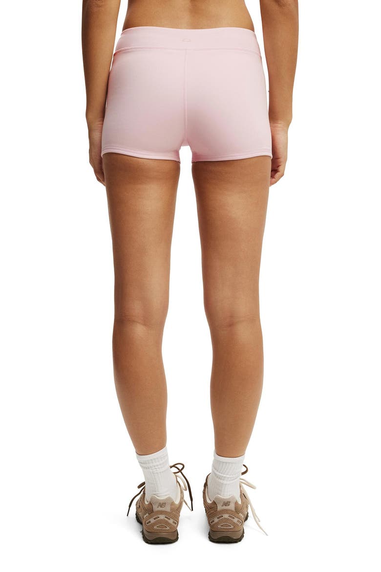 Women's Active Ultra Soft Tie Front Micro Short, Alternate, color, Cherry Dream