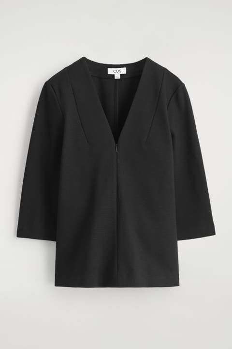 Jersey V-Neck Top