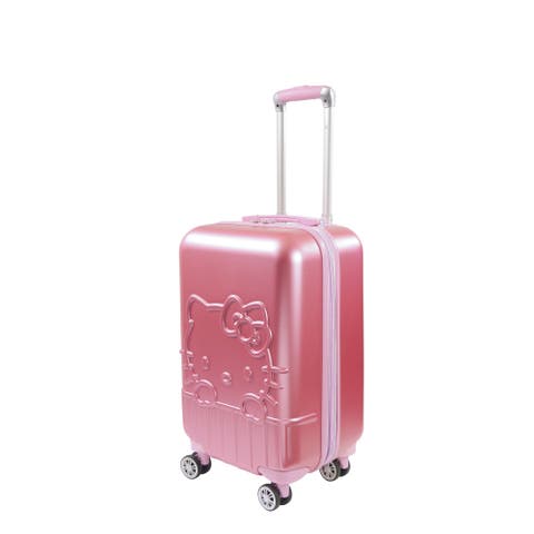 Hello Kitty 21" Hard-sided spinner rolling carryon Luggage