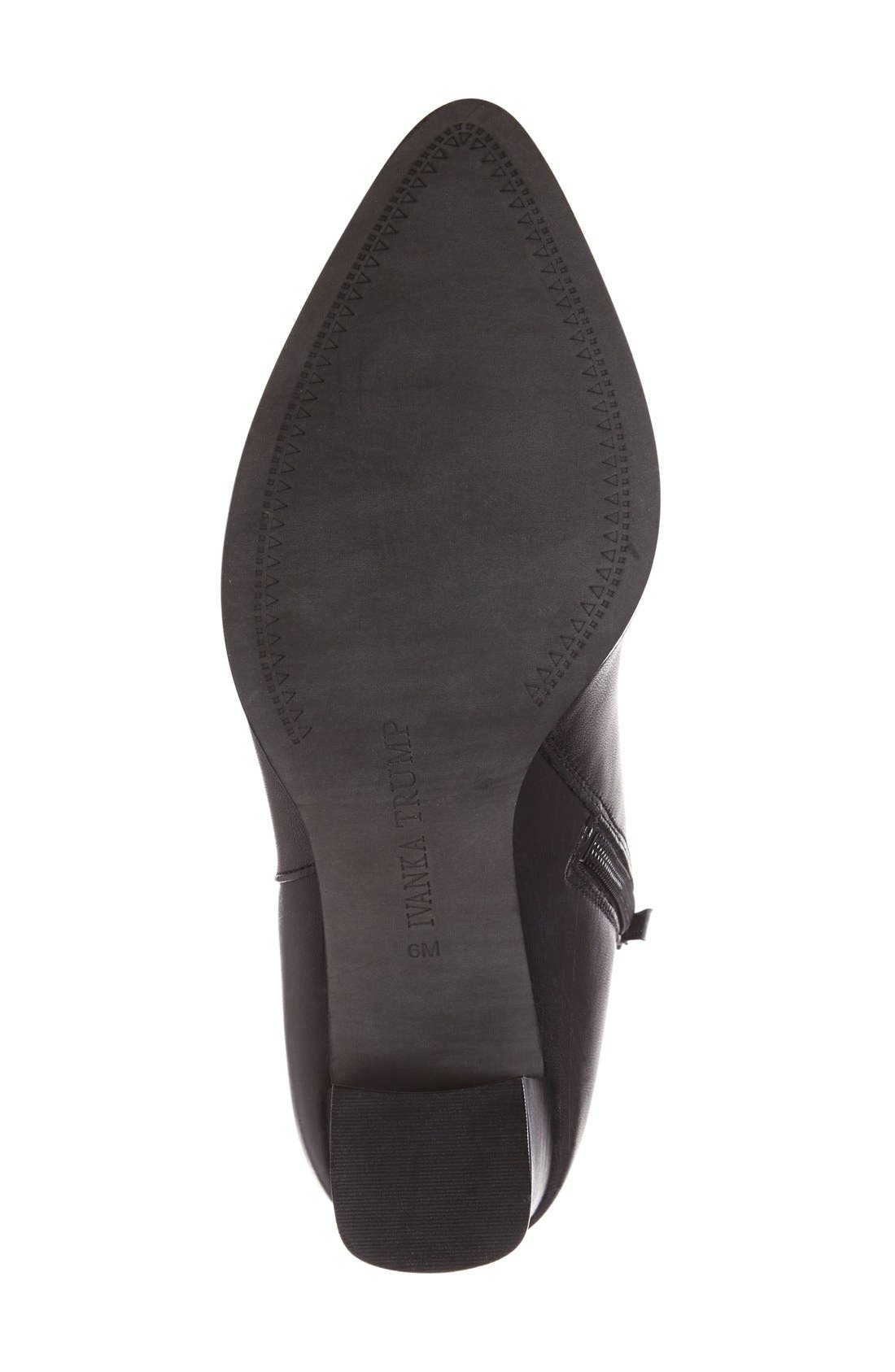 Ivanka Trump 'Carver' Pointy Toe Bootie, Alternate, color, 