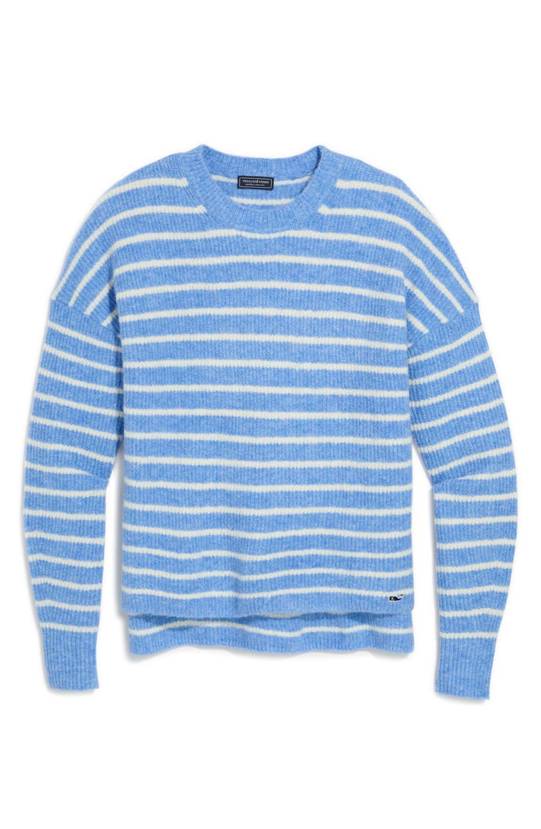 vineyard vines Crewneck Sweater, Main, color, Ida Stripe Blue