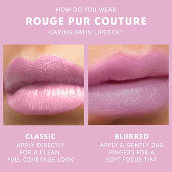 Rouge Pur Couture Caring Satin Lipstick with Ceramides