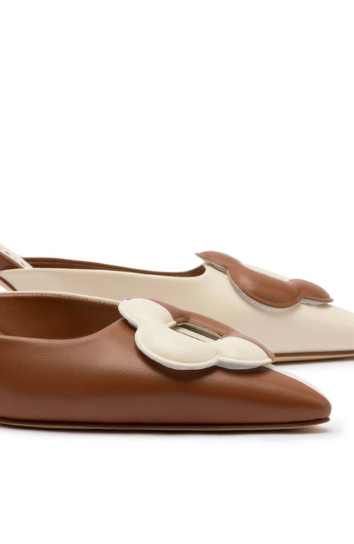 Larroude Larroudé Flora Pump In Caramel