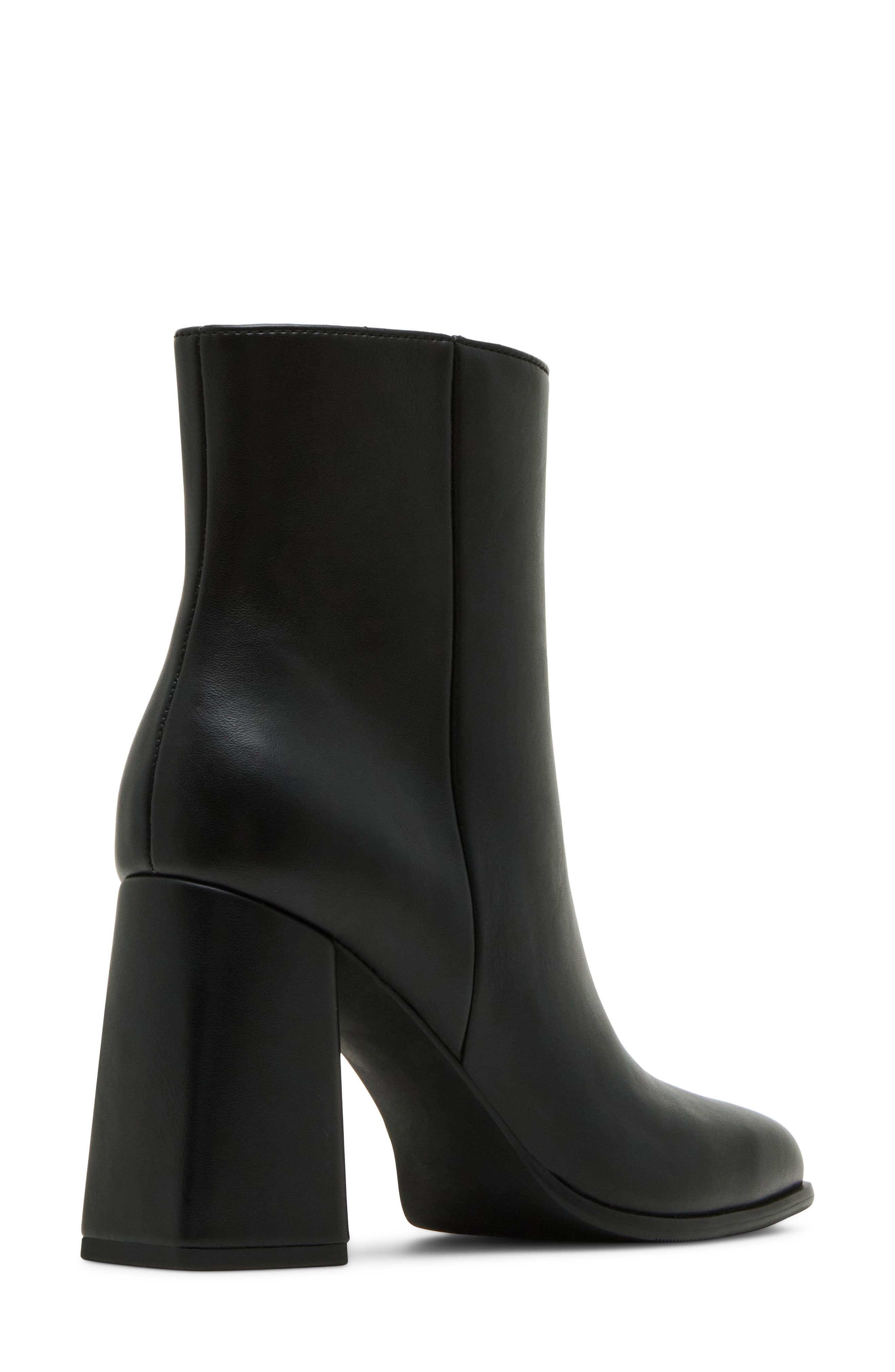 Kelsey Faux Leather Bootie, Alternate, color, BLACK PARIS