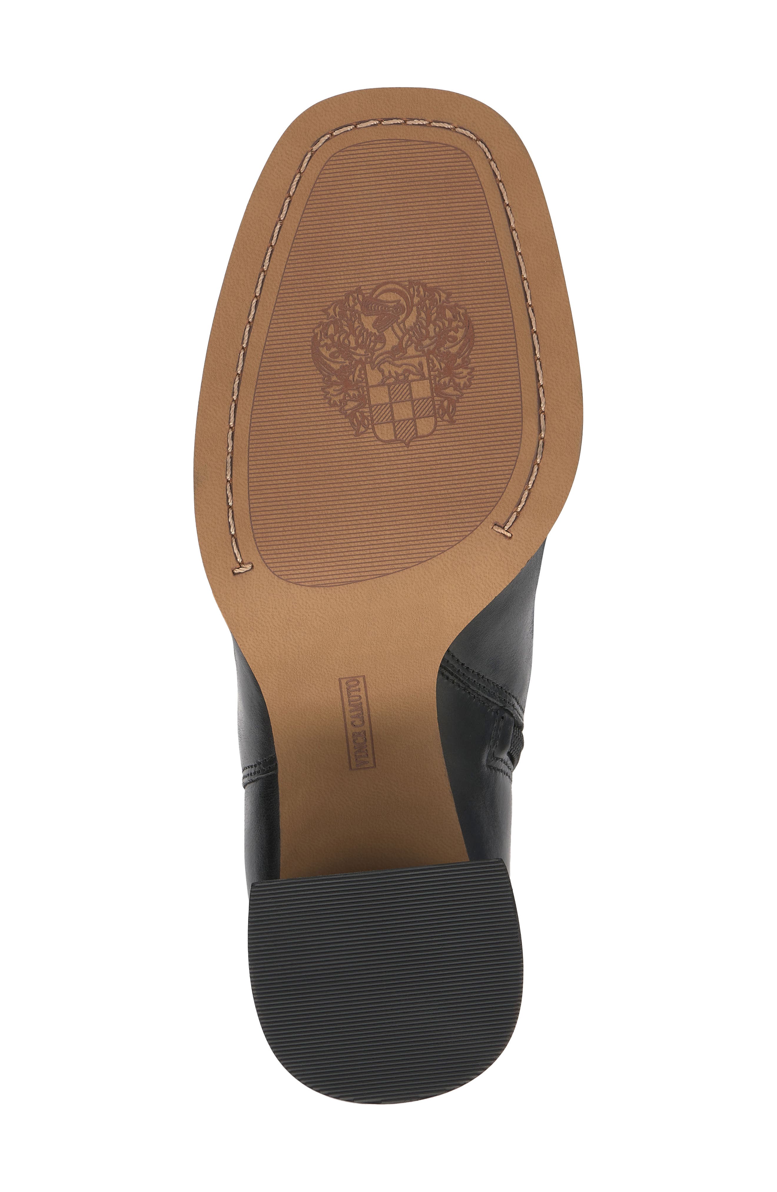 Vince Camuto Dayana Block Heel Bootie, Alternate, color, Black