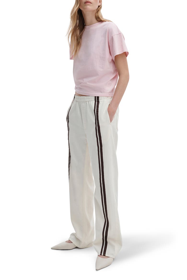 Kelly Washed Boxy Cotton T-Shirt, Alternate, color, PEONY