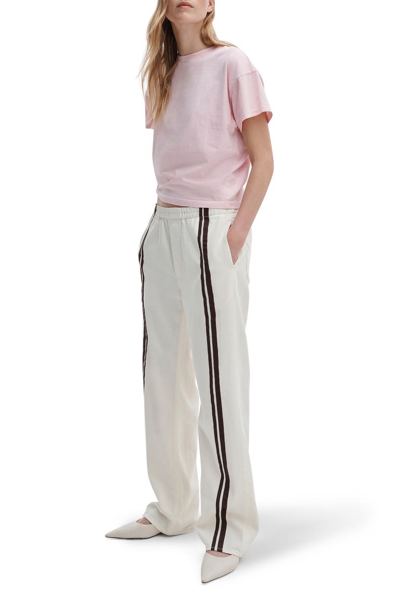 rag & bone Kelly Washed Boxy Cotton T-Shirt, Alternate, color, Peony