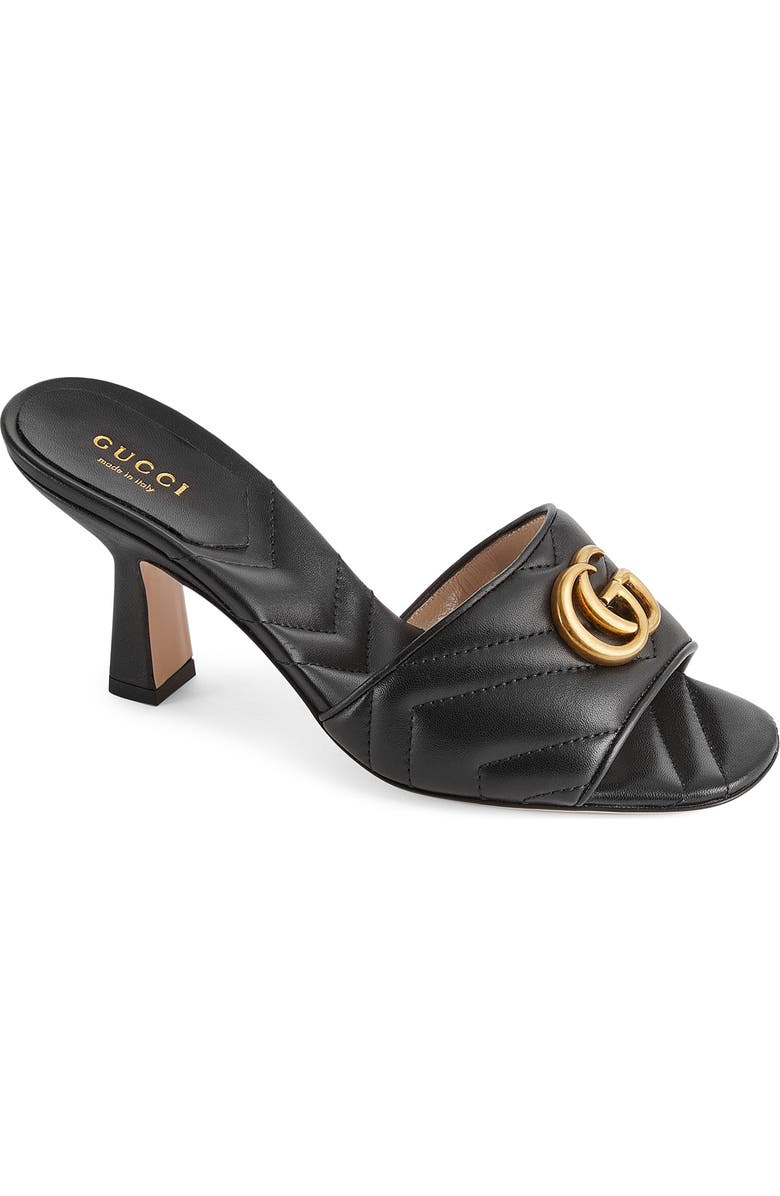Gucci GG Quilted Slide Sandal, Main, color,