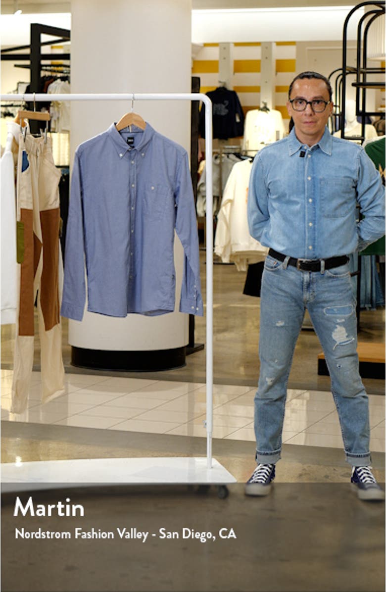 Roan Solid Button-Down Shirt, sales video thumbnail