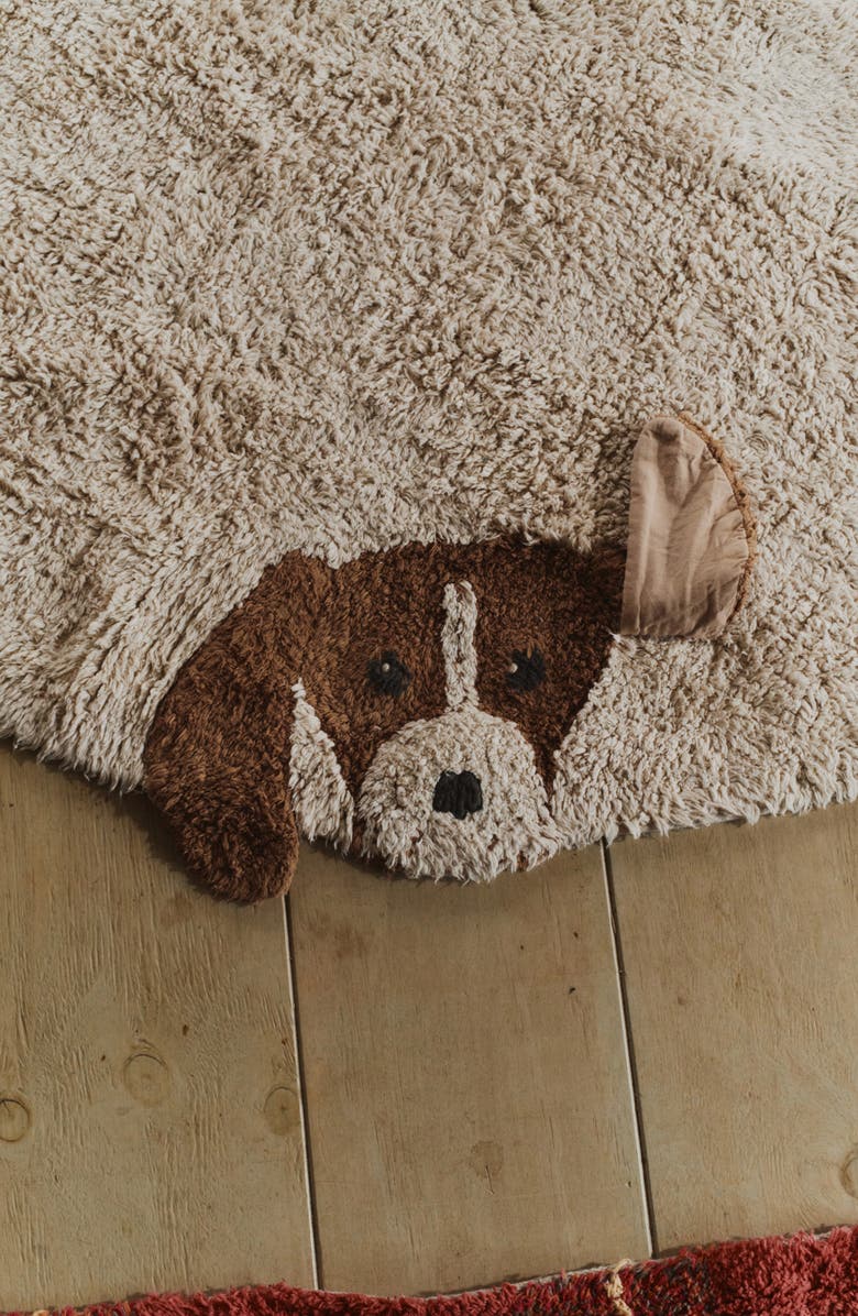Lorena Canals Dogs Washable Cotton Blend Area Rug, Alternate, color, 