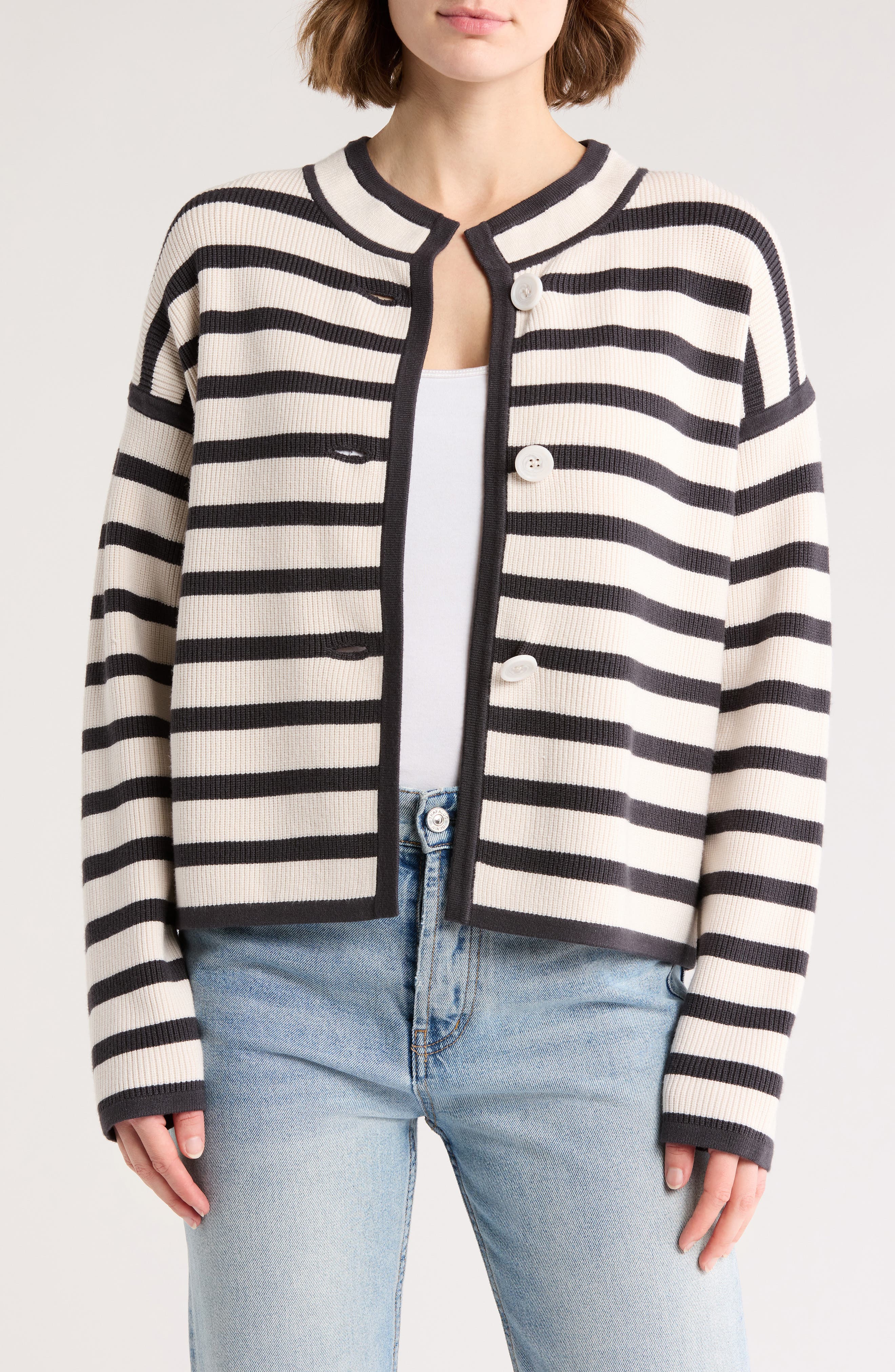 Splendid Alix Stripe Shacket